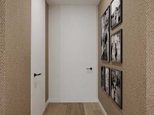Eleganckie i przestronne wnętrze domu - Hol / przedpokój, styl nowoczesny - zdjęcie od DEZEEN ARCHITEKCI Natalia Pęcka