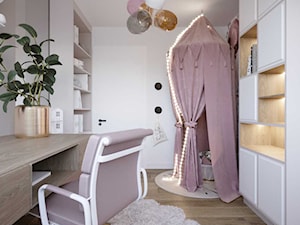 Projekt wnętrza domu w ciepłych barwach - Pokój dziecka, styl nowoczesny - zdjęcie od DEZEEN ARCHITEKCI Natalia Pęcka