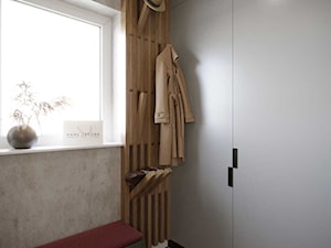 Dom w industrialnym klimacie - Hol / przedpokój, styl nowoczesny - zdjęcie od DEZEEN ARCHITEKCI Natalia Pęcka