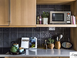 Kolorowy apartament z tarasem - Kuchnia, styl nowoczesny - zdjęcie od AFormA Architektura Wnętrz