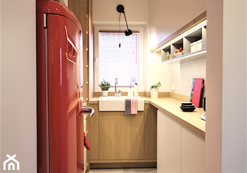 Mieszkanie w wielkiej płycie - Kuchnia, styl skandynawski - zdjęcie od AFormA Architektura Wnętrz