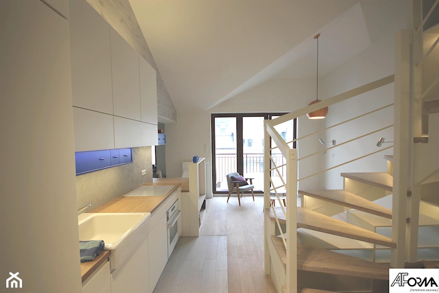 Mieszkanie w stylu skandynawskm - Kuchnia, styl skandynawski - zdjęcie od AFormA Architektura Wnętrz