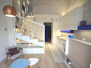 Mieszkanie w stylu skandynawskm - Salon, styl skandynawski - zdjęcie od AFormA Architektura Wnętrz