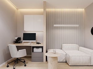 Minimalizm w superkomfortowym wydaniu - Biuro, styl minimalistyczny - zdjęcie od kaim.work