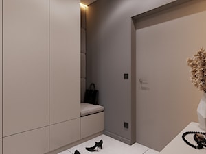 Wygodny apartament dla rodziny 2+2 - Średni szary hol / przedpokój, styl nowoczesny - zdjęcie od kaim.work