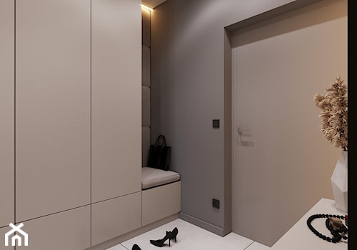 Wygodny apartament dla rodziny 2+2 - Średni szary hol / przedpokój, styl nowoczesny - zdjęcie od kaim.work