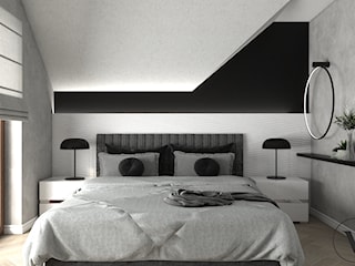 Sypialnia w wersji black &white