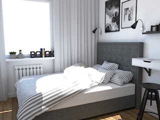 Projekt sypialnii w stylu skandynawskim