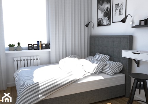 Sypialnia w stylu skandynawskim - zdjęcie od VINSO Projektowanie Wnętrz