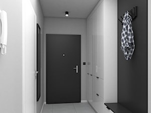 Industrialne mieszkanie dla singla - Hol / przedpokój, styl nowoczesny - zdjęcie od VINSO Projektowanie Wnętrz