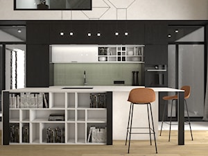 Dom typu nowoczesna stodoła - Kuchnia, styl nowoczesny - zdjęcie od VINSO Projektowanie Wnętrz