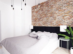 Jesionowa- Gdańsk Wrzeszcz - Średnia biała sypialnia - zdjęcie od Szlachta Pracownia Projektowa