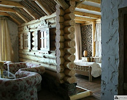 Apartament w stylu Chalet - Salon, styl rustykalny - zdjęcie od Aleksandra Bronszewska - Homebook
