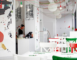 Restauracja włoska - Wnętrza publiczne, styl nowoczesny - zdjęcie od Aleksandra Bronszewska - Homebook