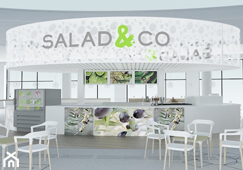 Salad & Co - Wnętrza publiczne, styl nowoczesny - zdjęcie od Aleksandra Bronszewska
