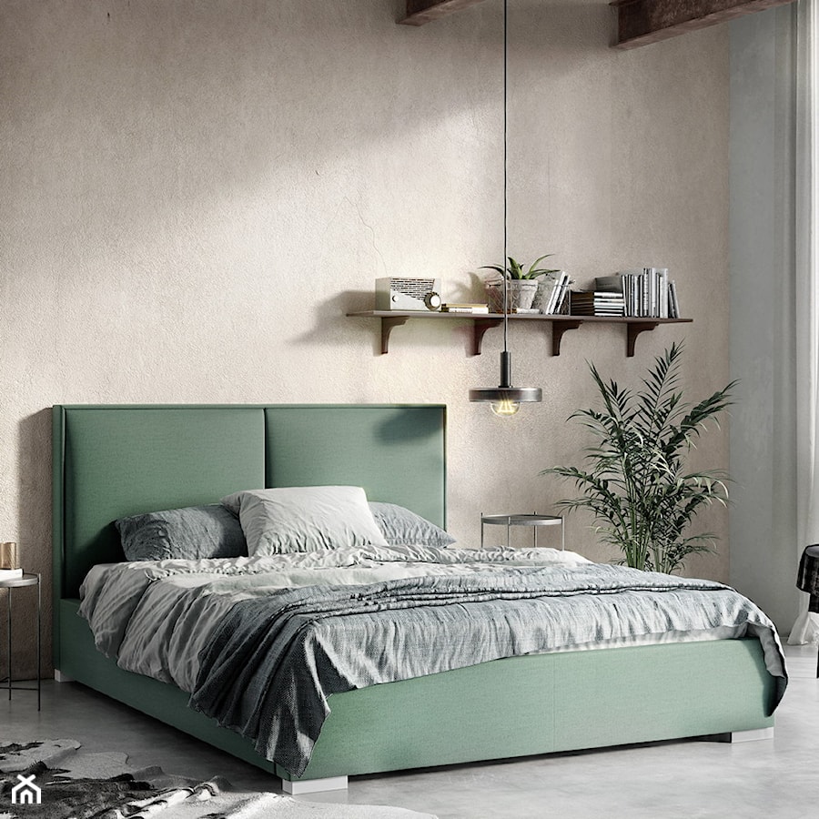 Łóżko Magnolia wyróżnia się w sypialni nadając jej niesamowity klimat - zdjęcie od senpo.pl – łóżka, materace, stelaże