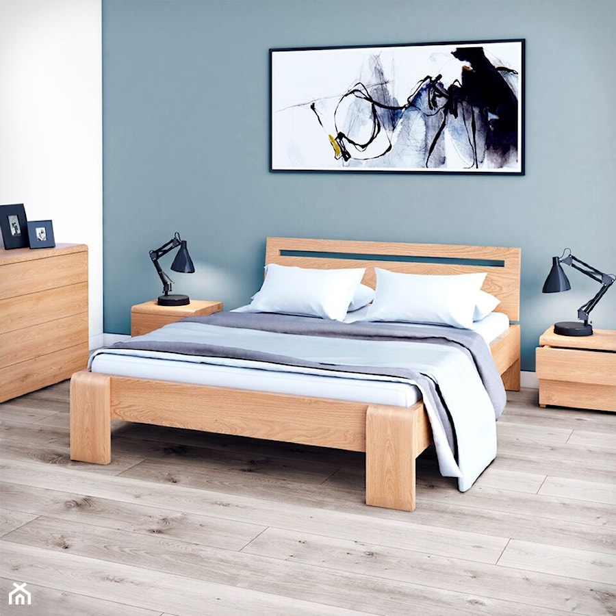Łóżko Silvia w stylu nowoczesnym - zdjęcie od senpo.pl – łóżka, materace, stelaże