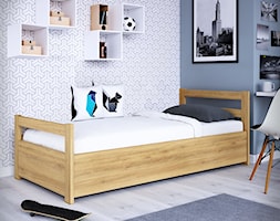 Łóżko Slim P w stylu minimalistycznym - zdjęcie od senpo.pl – łóżka, materace, stelaże - Homebook