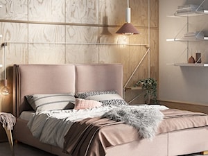Łóżko tapicerowane Magnolia - zdjęcie od senpo.pl – łóżka, materace, stelaże