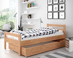 Łóżko Slim w stylu minimalistycznym - zdjęcie od senpo.pl – łóżka, materace, stelaże - Homebook