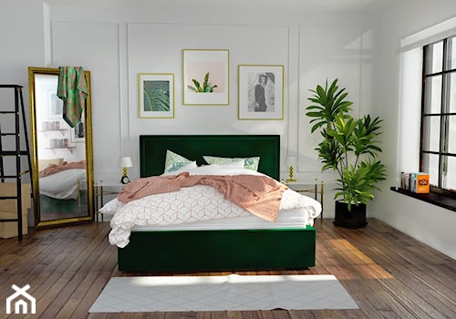 Łóżko Momiko Hilding w stylu minimalistycznym - zdjęcie od senpo.pl – łóżka, materace, stelaże
