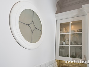GDAŃSK WRZESZCZ mieszkanie w kamienicy - Średnia biała kuchnia, styl tradycyjny - zdjęcie od architecto