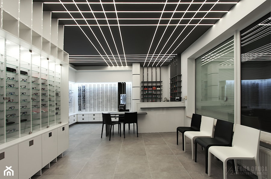 Salon optyczny SZAJNA - realizacja - Wnętrza publiczne, styl nowoczesny - zdjęcie od JEDNA DRUGA