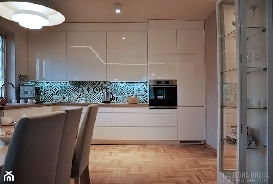 Mieszkanie, Nowe Ogrody - realizacja - Kuchnia, styl nowoczesny - zdjęcie od JEDNA DRUGA