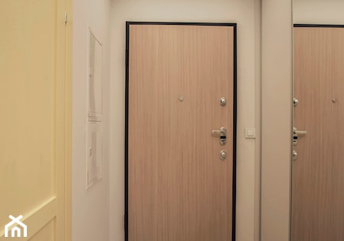 Mieszkanie pod wynajem, Oliwa - realizacja - Mały biały hol / przedpokój, styl nowoczesny - zdjęcie od JEDNA DRUGA