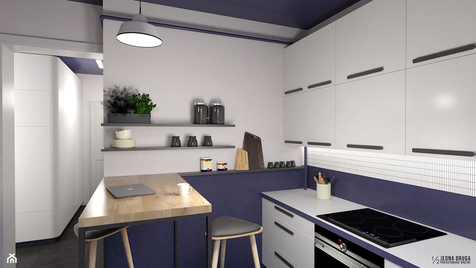 mieszkanie, Kolbudy - projekt - Kuchnia, styl tradycyjny - zdjęcie od JEDNA DRUGA - Homebook