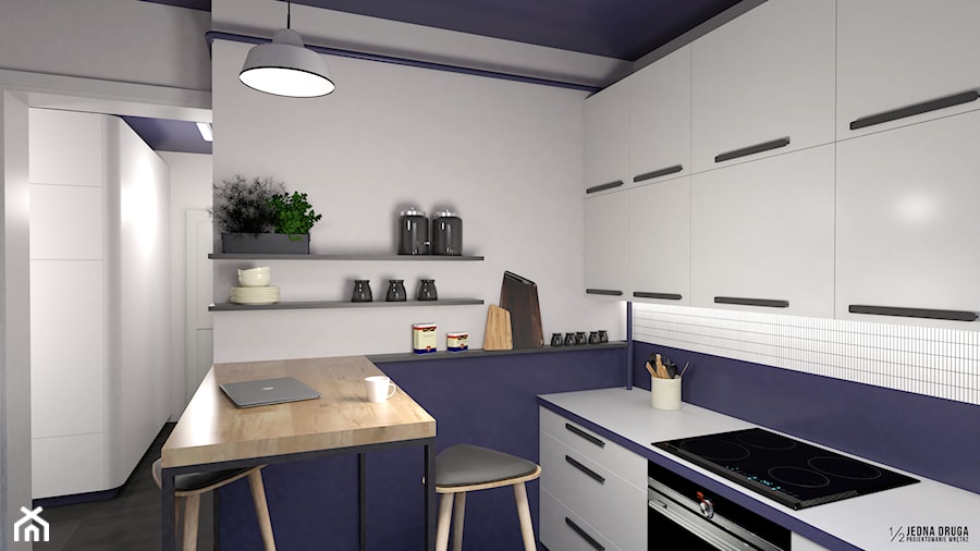 mieszkanie, Kolbudy - projekt - Kuchnia, styl tradycyjny - zdjęcie od JEDNA DRUGA