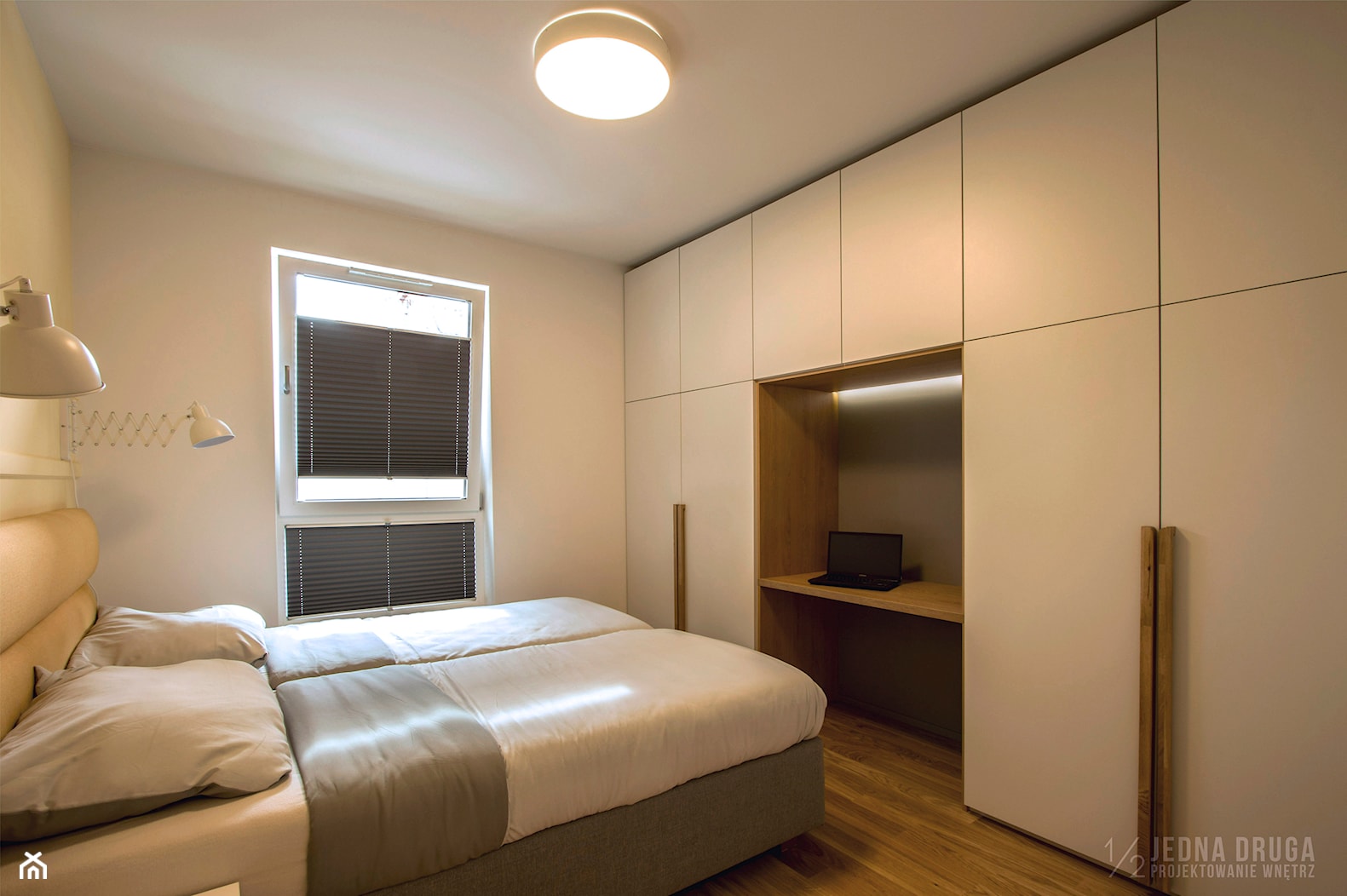 Mieszkanie pod wynajem, Oliwa - realizacja - Sypialnia, styl nowoczesny - zdjęcie od JEDNA DRUGA - Homebook