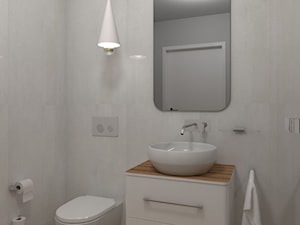 Łazienka dla gości - projekt - Łazienka, styl nowoczesny - zdjęcie od JEDNA DRUGA