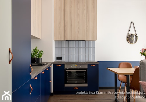 M011 - Kuchnia, styl nowoczesny - zdjęcie od Ewa Kramm Pracownia Architektury