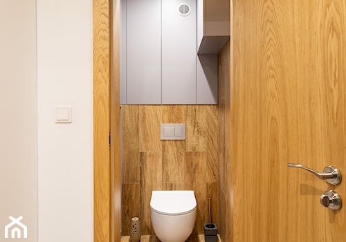 Realizacja projektu mieszkania w Zabrzu - Mała łazienka - zdjęcie od Wawoczny Architekt