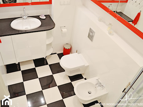 Aranżacje wnętrz - Łazienka: modern classic łazienka - Studio Modelowania Przestrzeni. Przeglądaj, dodawaj i zapisuj najlepsze zdjęcia, pomysły i inspiracje designerskie. W bazie mamy już prawie milion fotografii!