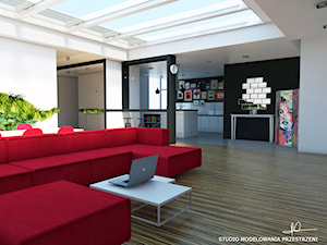 Nowoczesny loft - Salon, styl nowoczesny - zdjęcie od Studio Modelowania Przestrzeni