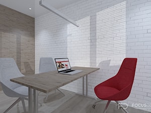 PROJEKT BIURA W KATOWICACH - Biuro, styl minimalistyczny - zdjęcie od Focus Design