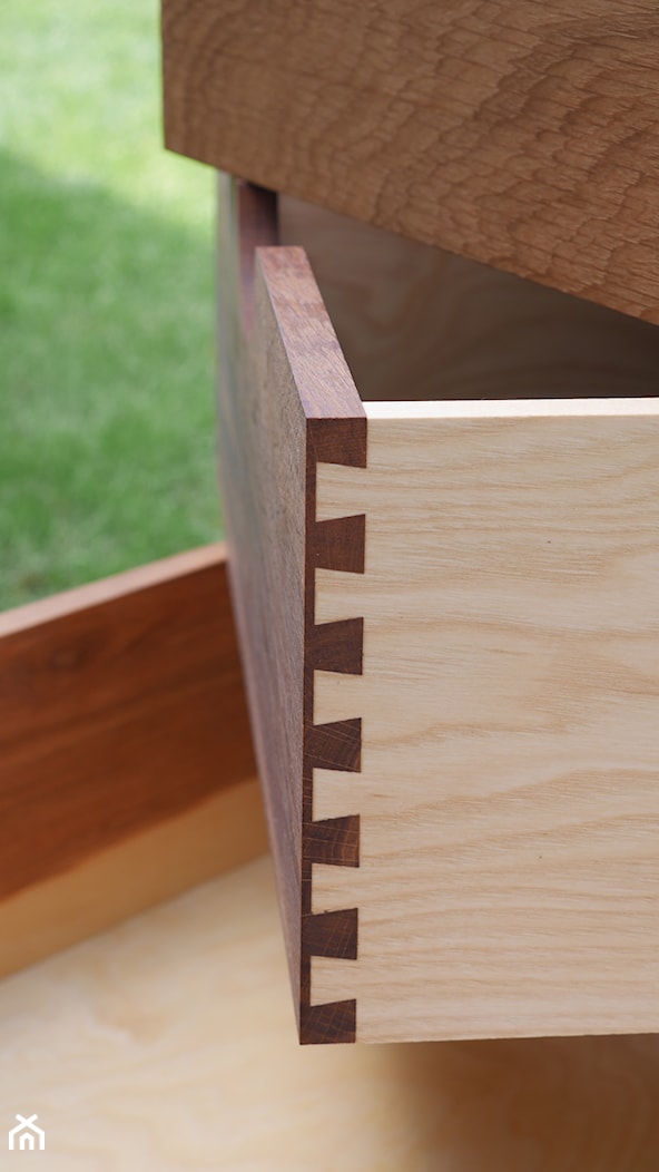 szuflady z drewna - zdjęcie od ArchLine - Homebook