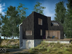 Projekt domu jednorodzinnego- Bieszczady - Domy, styl nowoczesny - zdjęcie od 2XS ARCHITECTURE