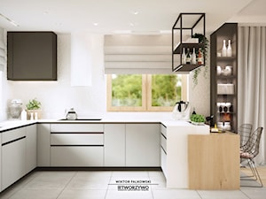 Osowicze | Projekt domu jednorodzinnego w stylu nowoczesnym - Kuchnia, styl nowoczesny - zdjęcie od "TWORZYWO" Warsztat Architektury Wnętrz