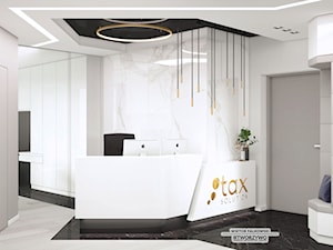 Białystok | Kopernika | Projekt biura dla firmy TaxSolution - Hol / przedpokój, styl glamour - zdjęcie od "TWORZYWO" Warsztat Architektury Wnętrz