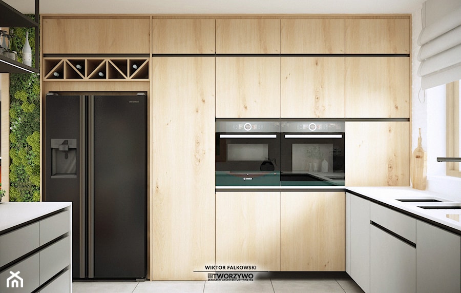 Osowicze | Projekt domu jednorodzinnego w stylu nowoczesnym - Kuchnia, styl nowoczesny - zdjęcie od "TWORZYWO" Warsztat Architektury Wnętrz