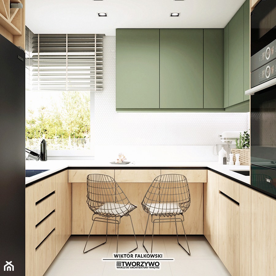 Księżyno | Projekt adaptacji domu jednorodzinnego w stylu soft-loft - Kuchnia, styl nowoczesny - zdjęcie od "TWORZYWO" Warsztat Architektury Wnętrz
