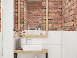 Białystok | Pogodna | Mini-toaletka w stylu loft - Łazienka, styl industrialny - zdjęcie od "TWORZYWO" Warsztat Architektury Wnętrz