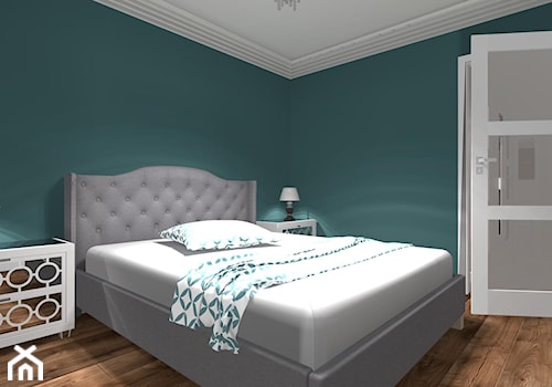 Nowoczesne z dużą jadalnią - Średnia zielona sypialnia, styl nowoczesny - zdjęcie od OPEN HOUSE INVEST