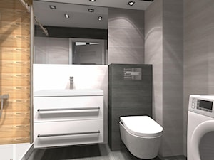 Kompaktowe 2 pokoje - Mała bez okna z pralką / suszarką z punktowym oświetleniem łazienka - zdjęcie od OPEN HOUSE INVEST