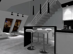 Dwupoziomowe na Długiej - Salon, styl nowoczesny - zdjęcie od OPEN HOUSE INVEST