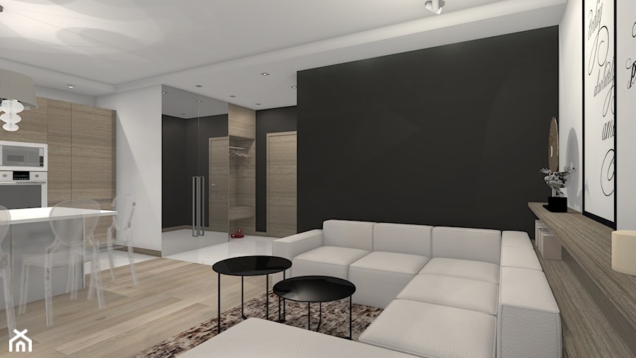 SALON / styl nowoczesny - zdjęcie od ONE HOME Studio Architektury Wnętrz