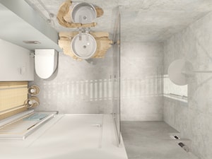 Łazienka rustykalna z prysznicem - zdjęcie od ONE HOME Studio Architektury Wnętrz